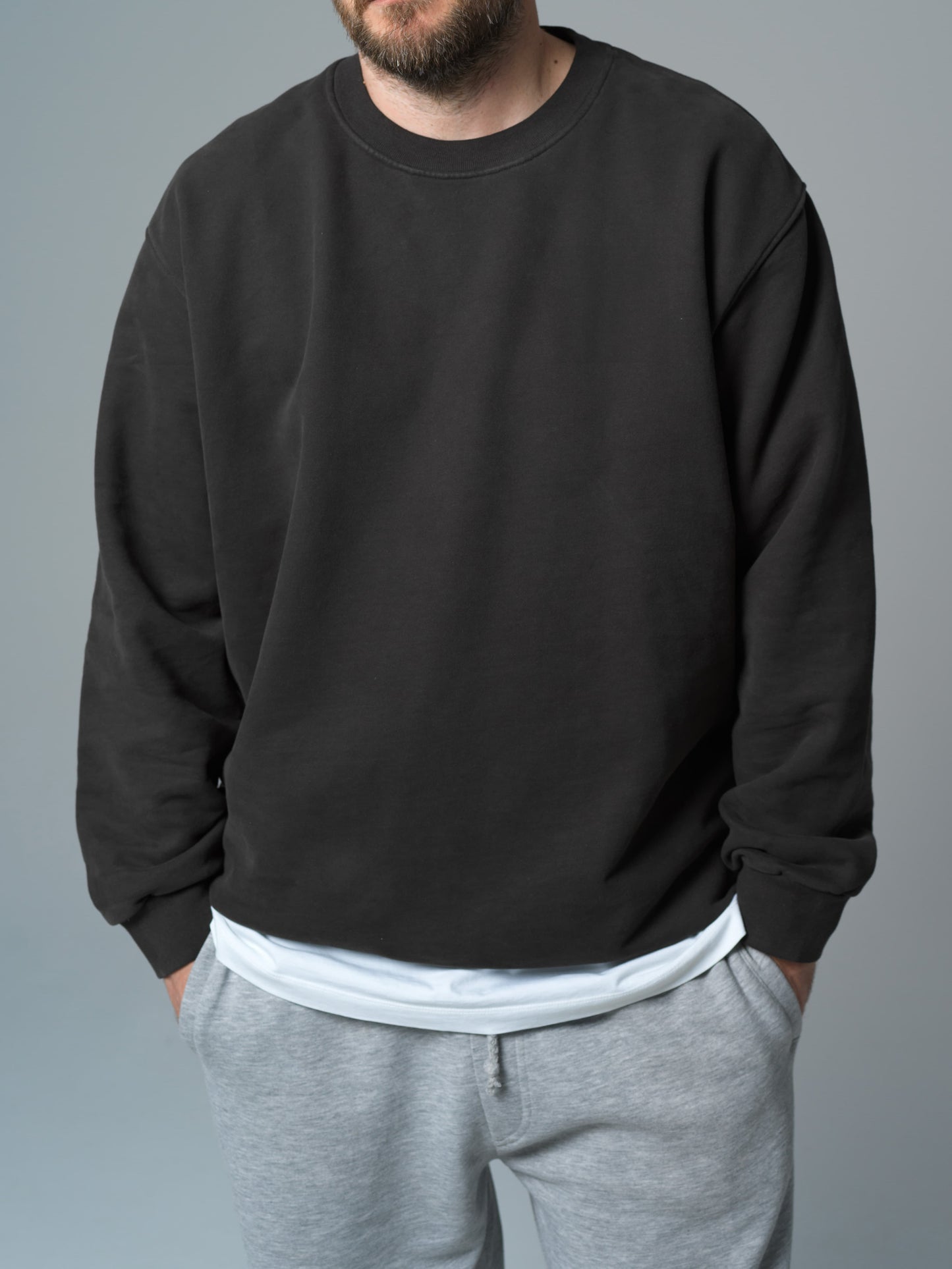 Sweatshirt 450 GSM Carbon